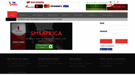What Smsafricang.com website looked like in 2019 (5 years ago)