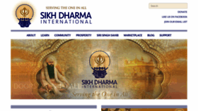 What Sikhdharma.org website looked like in 2019 (5 years ago)