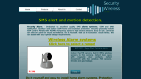 What Securitywireless.co.za website looked like in 2019 (5 years ago)