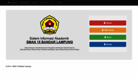 What Siakad.sman15-bdl.sch.id website looked like in 2019 (5 years ago)