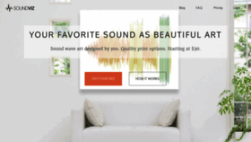 What Soundviz.com website looked like in 2019 (5 years ago)