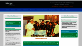 What Silicon.ac.in website looked like in 2019 (6 years ago)