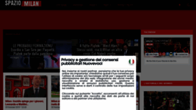What Spaziomilan.it website looked like in 2019 (6 years ago)