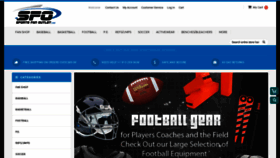 What Sportsfanoutlet.com website looked like in 2019 (5 years ago)