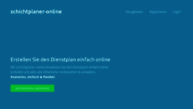 What Schichtplaner-online.de website looked like in 2019 (5 years ago)