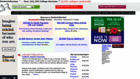 What Studentsreview.com website looked like in 2019 (5 years ago)