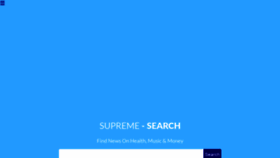 What Supremesearch.net website looked like in 2019 (5 years ago)