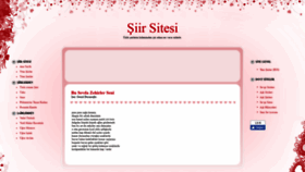 What Siir.sitesi.web.tr website looked like in 2019 (5 years ago)