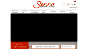 What Siennaliving.ca website looked like in 2019 (6 years ago)