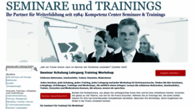 What Seminar-training.io-business.de website looked like in 2019 (5 years ago)