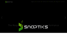 What Snaptiks.com website looked like in 2019 (5 years ago)