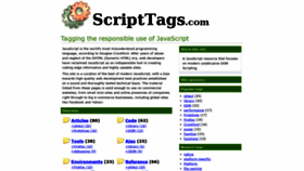 What Scripttags.com website looked like in 2019 (5 years ago)