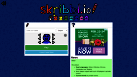 What Skribbl.io website looked like in 2019 (5 years ago)