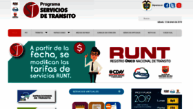 What Serviciosdetransito.com website looked like in 2019 (5 years ago)