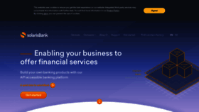 What Solarisbank.com website looked like in 2019 (5 years ago)