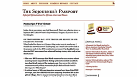 What Sojournerspassport.com website looked like in 2019 (5 years ago)
