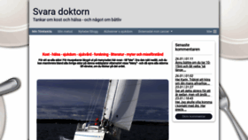 What Svaradoktorn.se website looked like in 2019 (5 years ago)