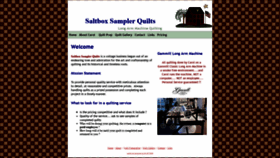 What Saltboxsampler.com website looked like in 2019 (5 years ago)
