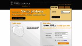 What Skupzlota24.pl website looked like in 2019 (5 years ago)