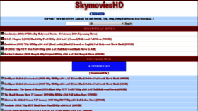 What Skymovieshd.biz website looked like in 2019 (5 years ago)