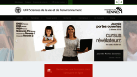 What Sve.univ-rennes1.fr website looked like in 2019 (5 years ago)