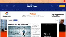What Stage.lesechos.fr website looked like in 2019 (5 years ago)
