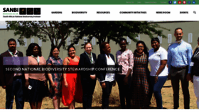 What Sanbi.org website looked like in 2019 (6 years ago)