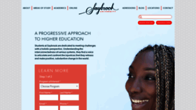 What Saybrook.edu website looked like in 2019 (5 years ago)