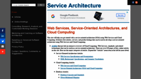 What Service-architecture.com website looked like in 2019 (5 years ago)