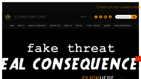 What Sheriffleefl.org website looked like in 2019 (5 years ago)