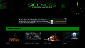 What Siccness.net website looked like in 2019 (5 years ago)