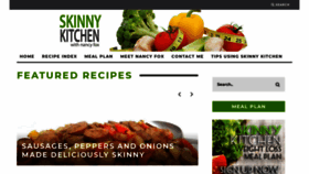 What Skinnykitchen.com website looked like in 2019 (5 years ago)