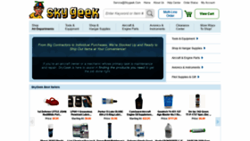 What Skygeek.com website looked like in 2019 (5 years ago)