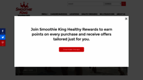 What Smoothieking.com website looked like in 2019 (5 years ago)