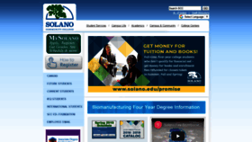 What Solano.edu website looked like in 2019 (5 years ago)