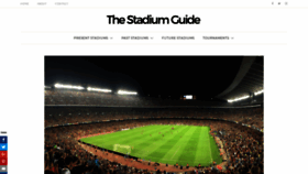 What Stadiumguide.com website looked like in 2019 (5 years ago)