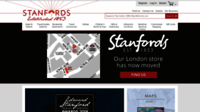 What Stanfords.co.uk website looked like in 2019 (5 years ago)