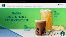 What Starbucks.co.th website looked like in 2019 (5 years ago)