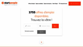 What Startpeople.fr website looked like in 2019 (5 years ago)