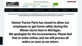 What Steinertractor.com website looked like in 2019 (5 years ago)