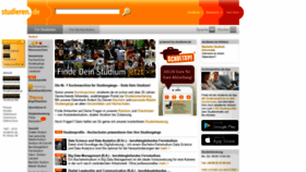 What Studieren.de website looked like in 2019 (5 years ago)