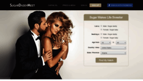 What Sugardaddymeet.com website looked like in 2019 (5 years ago)