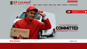 What Stcourier.com website looked like in 2019 (5 years ago)