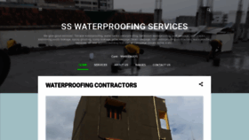 What Sswaterproofing.in website looked like in 2019 (5 years ago)