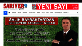 What Sariyergazetesi.com website looked like in 2019 (5 years ago)