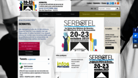 What Serbotel.com website looked like in 2019 (5 years ago)