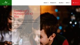 What Sweetleaf.com website looked like in 2019 (5 years ago)