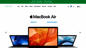 What Simplymac.com website looked like in 2019 (5 years ago)