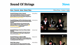 What Soundofstrings.org website looked like in 2019 (5 years ago)