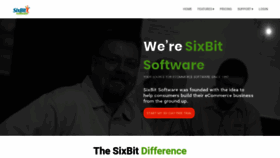 What Sixbitsoftware.com website looked like in 2019 (5 years ago)
